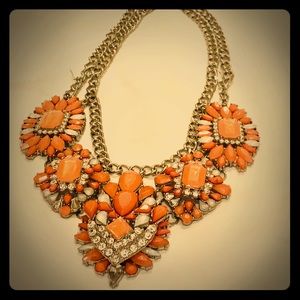 Bedazzled Coral Necklace